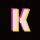 K logo
