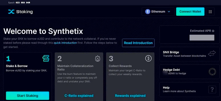 Интерфейс DeFi-сервиса