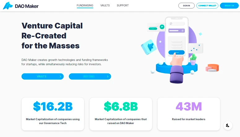 DAO Maker создает технологии финансирования для стартапов