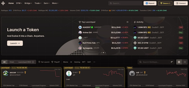 Платформа для запуска роллапов