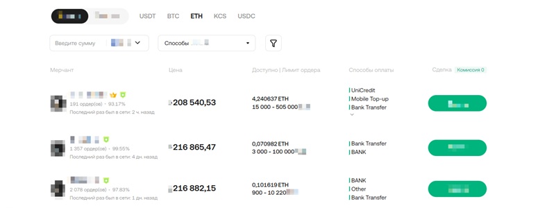KuCoin P2P