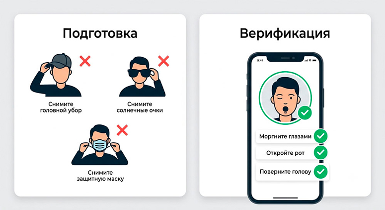 Правила прохождения видеоверификации