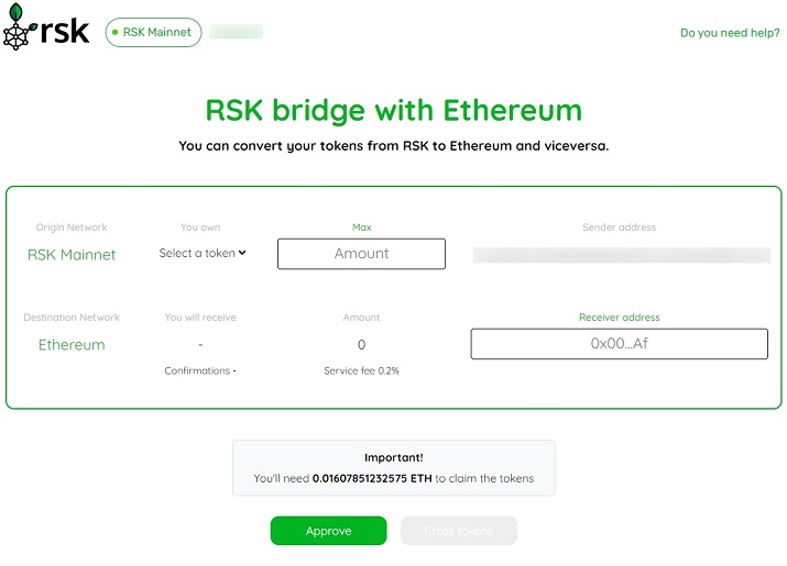 Платформа для перевода токенов