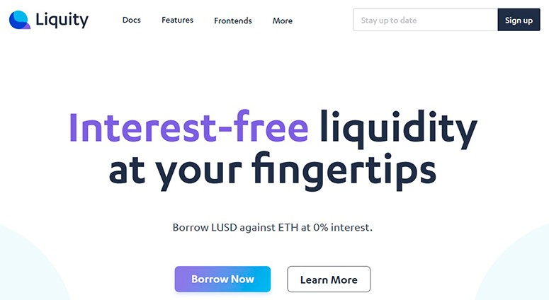 Сайт Liquity