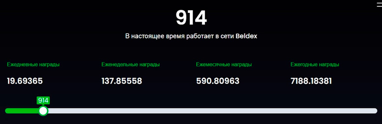 Онлайн-калькулятор стекинга