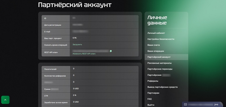 Партнерский аккаунт