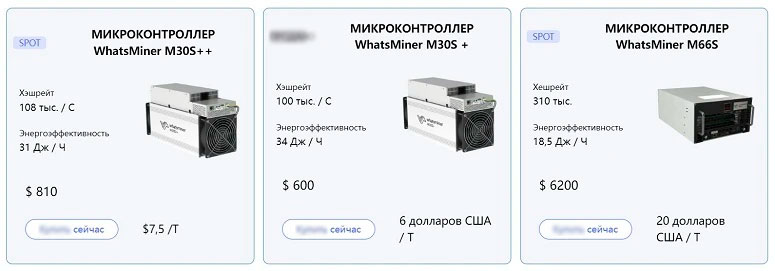 Оборудование для добычи биткоина
