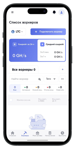 Раздел с воркерами