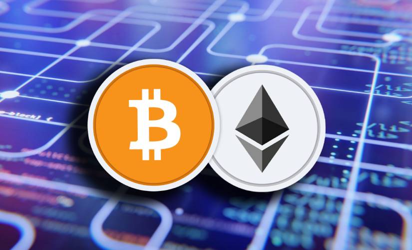 Биткоин и эфир