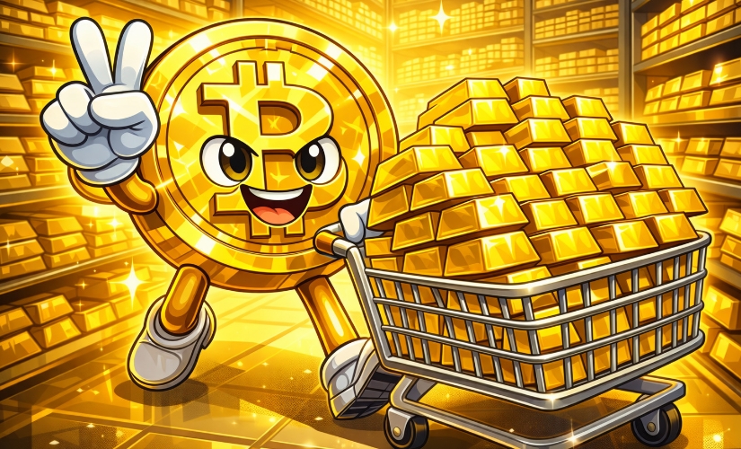 Золото и биткоин