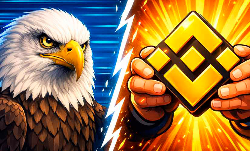 Орел и Binance