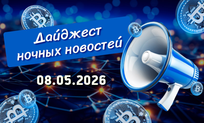 Дайджест криптовалютных новостей за ночь 09 мая 2026 года