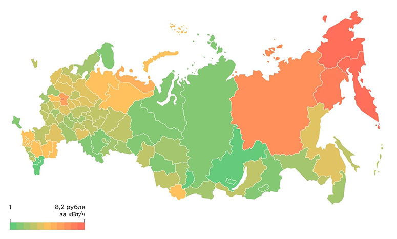 Карта РФ