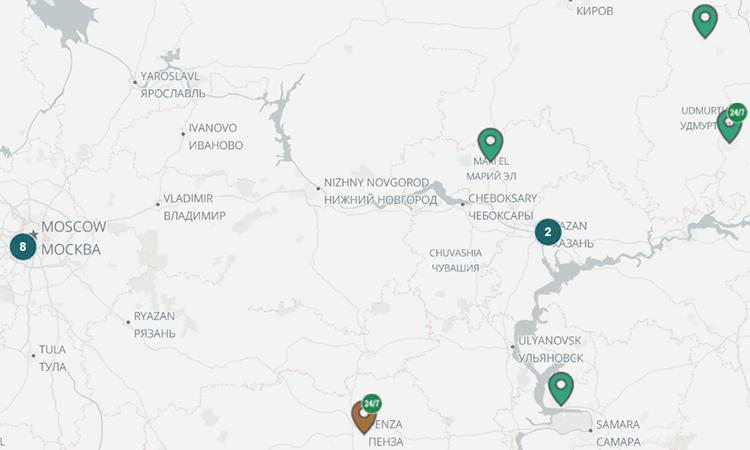Терминалы в России