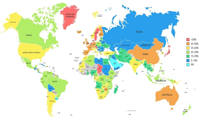 Карта стран