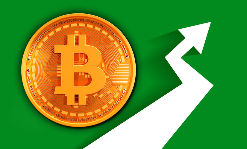 Биткоин вырос