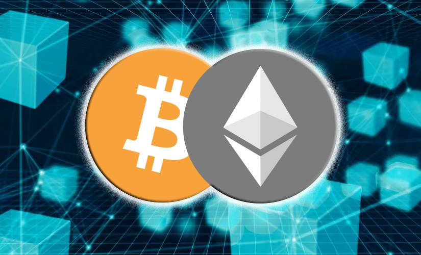 Биткоин и эфир