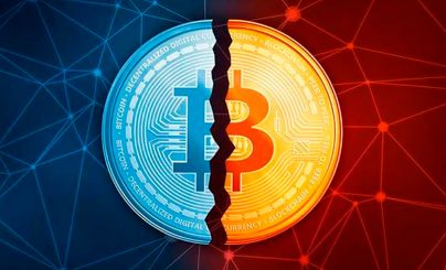 Биткоин разделился на два