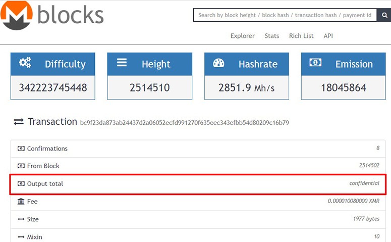 Monero Explorer