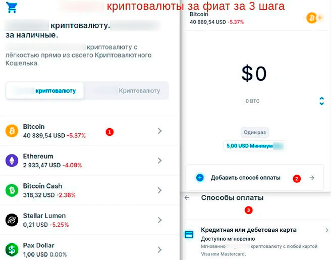 Мгновенная покупка активов