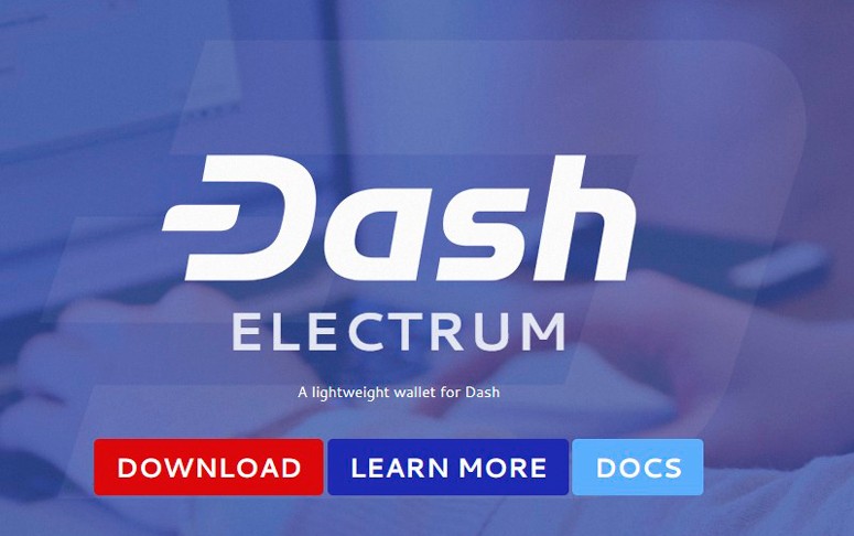 Ресурс для загрузки Electrum для DASH