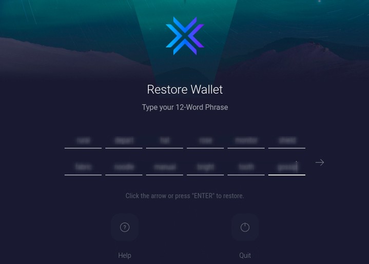 Restore Wallet